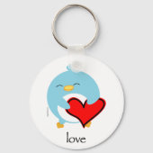 Pengy the Penguin Love Sleutelhanger (Voorkant)