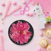 Penhill Dark Monarch dahlia paper borden Papieren Bordje (Feest)