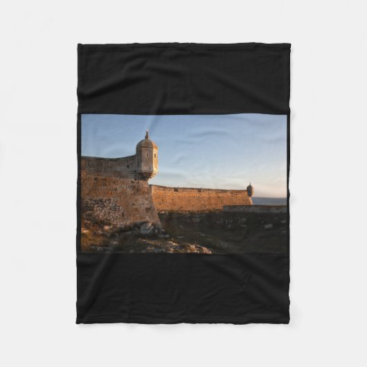 Peniche-Sticker Fleece Deken (Voorkant)