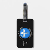 Penicillin Allergy Medical Alert Bagagelabel (Achterkant verticaal)