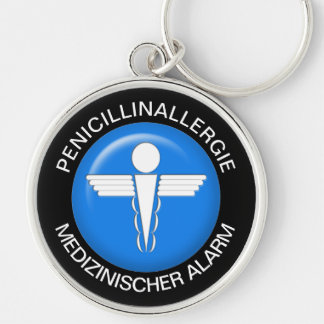 PENICILLINALLERGI Medische waarschuwing - Button S Sleutelhanger