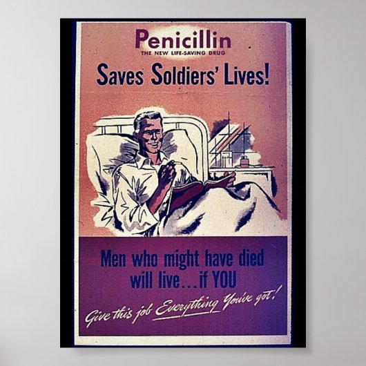 Penicilline Poster (Voorkant)