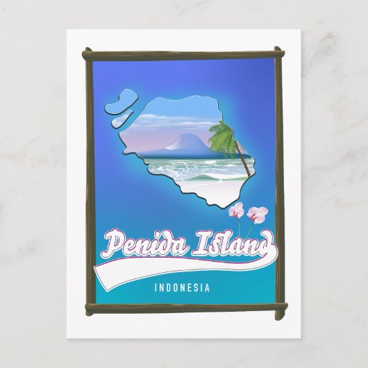 Penida-eiland Indonesië Feestdagenkaart (Voorkant)