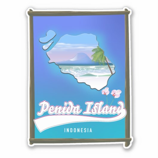 Penida-eiland Indonesië Sticker (Voorkant)