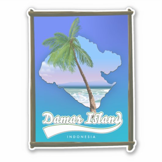 Penida-eiland Indonesië Sticker (Voorkant)