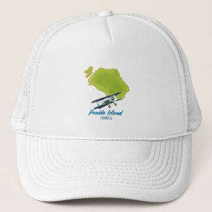 Penida eiland kaart trucker pet