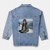 Penim jas vrouwen se denim jacket (Achterkant)