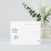 Penina Bat Mitzvah Reception Card Kaart (Staand voorkant)