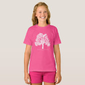Peninsula Kinder Korte Mouw Roze T-shirt (Voorkant volledig)
