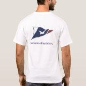 Peninsula Sailing Club Burgee T-shirt (Achterkant)