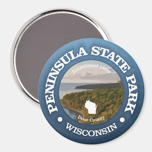Peninsula State Park (SP) Magneet (Voorkant / Achterkant)