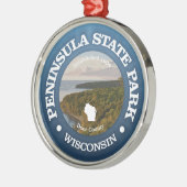 Peninsula State Park (SP) Metalen Ornament (Links)