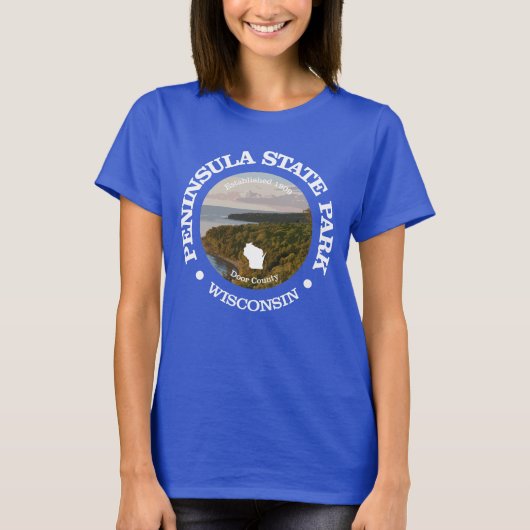 Peninsula State Park (SP) T-shirt (Voorkant)