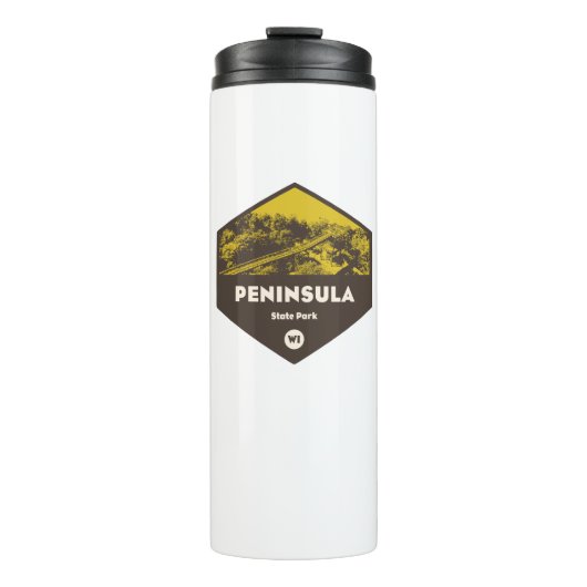 Peninsula State Park Wisconsin Thermosbeker (Voorkant)