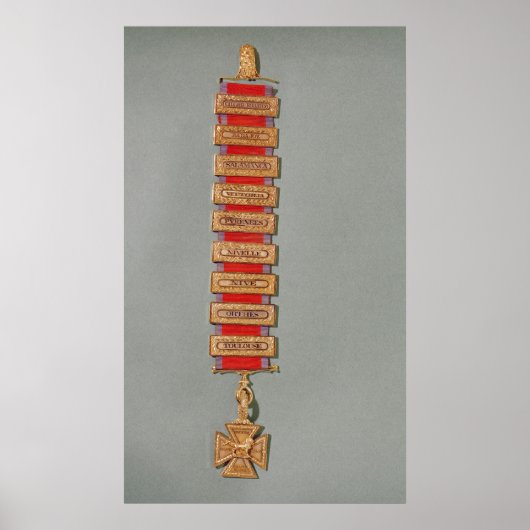Peninsular Gold Cross, c.1813 Poster (Voorkant)