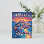 Peñíscola Spanje Briefkaart (Staand voorkant)