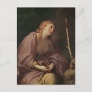 Penitent Magdalene   c.1765 (olie op Canvas) Briefkaart