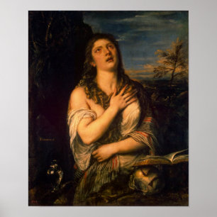 Penitent Magdalene Poster