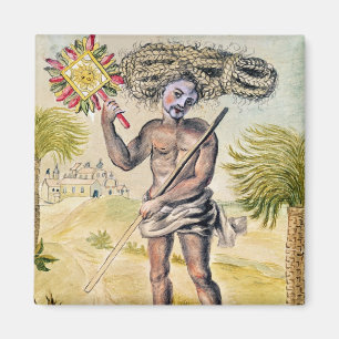 Penitent man in India Magneet