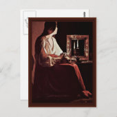 Penitent Mary Magdalene (Magdalena Wright tsman) Briefkaart (Voorkant / Achterkant)