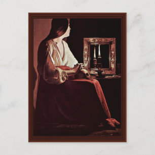 Penitent Mary Magdalene (Magdalena Wright tsman) Briefkaart