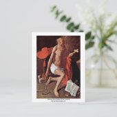 Penitent Saint Jerome met kardinaal Briefkaart (Staand voorkant)