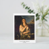 Penitent St. Mary Magdalene door Titiaan Briefkaart (Staand voorkant)