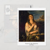 Penitent St. Mary Magdalene door Titiaan Briefkaart (Voorkant / Achterkant)