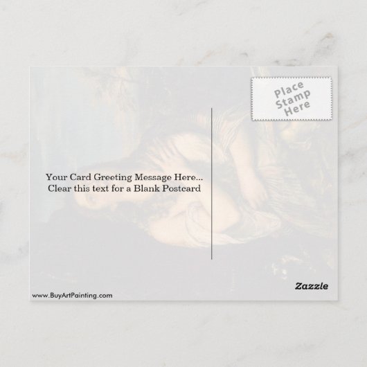 Penitent St. Mary Magdalene door Titiaan Briefkaart (Achterkant)