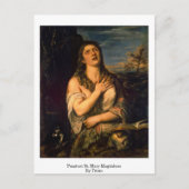 Penitent St. Mary Magdalene door Titiaan Briefkaart (Voorkant)
