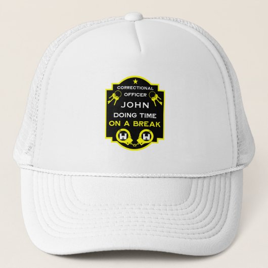 penitentiair beambte trucker pet (Voorkant)
