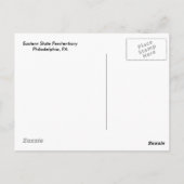 Penitentiair Briefkaart van de oostelijke staat (Achterkant)