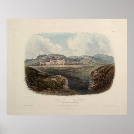 Penitentiair nabij Pittsburgh: Karl Bodmer Print (Voorkant)