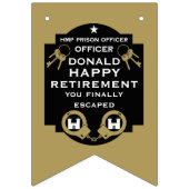 Penitentiaire correctionele ambtenaar pensioen vlaggetjes (Eerste vlag)