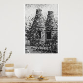 Penkhull Kilns, Stoke-on-Trent. Poster. Poster (Keuken)