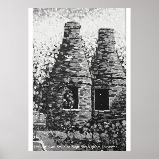 Penkhull Kilns, Stoke-on-Trent. Poster. Poster (Voorkant)