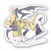 PenLight de Pencil Dragon Vinyl Sticker (Voorkant)