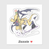 PenLight de Pencil Dragon Vinyl Sticker (Vel)
