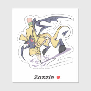PenLight de Pencil Dragon Vinyl Sticker