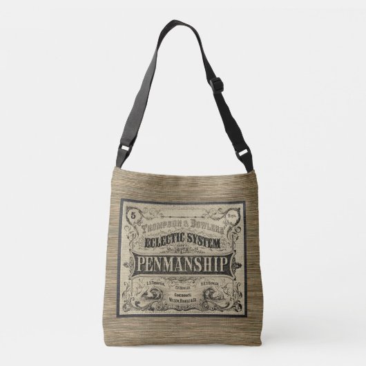 Penmanship Crossbody Tas (Achterkant)