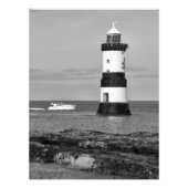 Penmon Lighthouse Foto Afdruk (Voorkant)