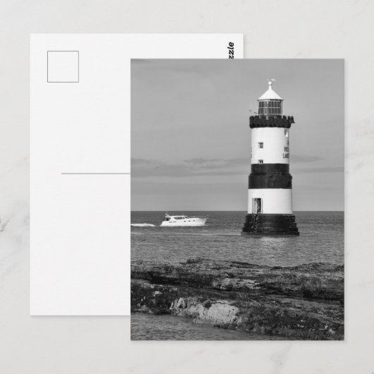 Penmon Lighthouse Jigzaag Briefkaart (Voorkant / Achterkant)