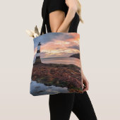 Penmon Lighthouse Sunrise | Puffin Island Tote Bag (Dichtbij)