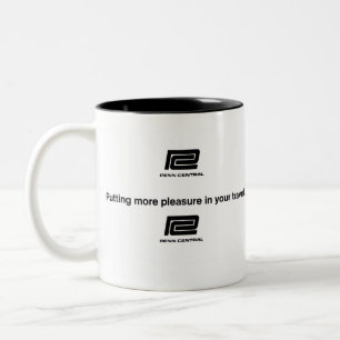 Penn Central Railroad Travel Coffee Mug Tweekleurige Koffiemok