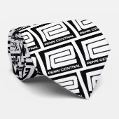 Penn Central Railway Company Logo Stropdas (Opgerold)