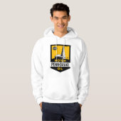  Penn Drake Motorolie-teken Hoodie (Voorkant volledig)