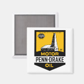  Penn Drake Motorolie-teken Magneet (Voorkant / Achterkant)