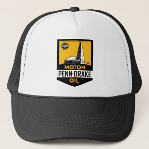 Penn Drake Motorolie-teken Trucker Pet