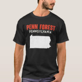 Penn Forest Pennsylvania Verenigde Staten T-shirt (Voorkant)