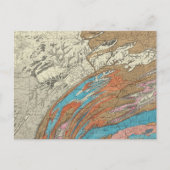 Penn-geologische formaties briefkaart (Voorkant)